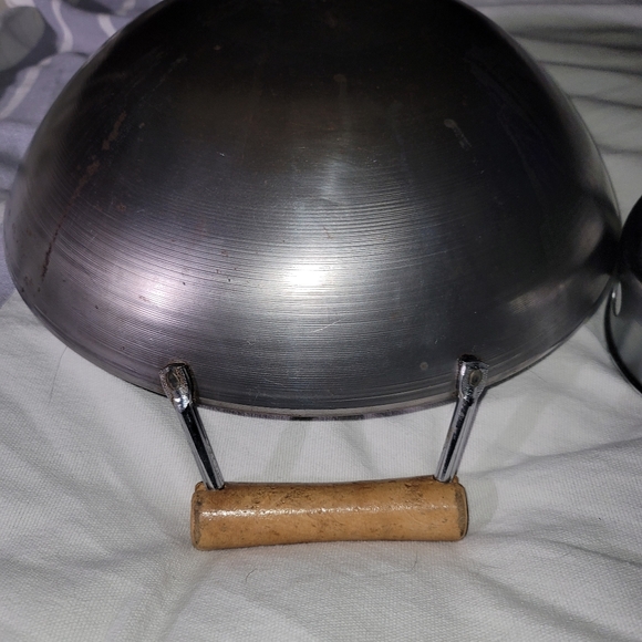 NOT SOLD!     RARE Excellent Condition Vintage Atlas Spinning Company Wok - Picture 7 of 10